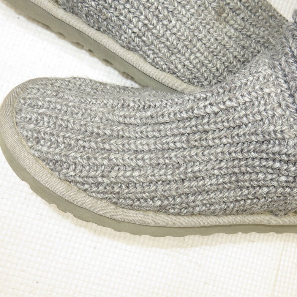 UGG Classic Cardy 5819 Knit Boots Gray Women's Size 7 - Picture 6 of 13